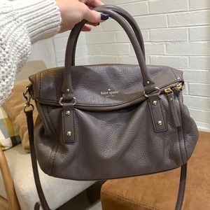 Kate Spade Leslie Cobble Hill French Grey Purse ♠️